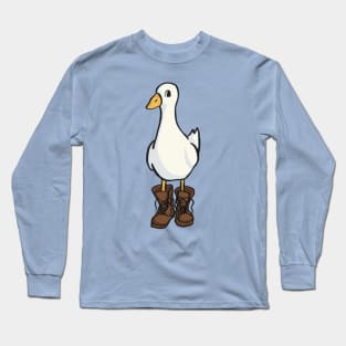 Goose in Boots Long Sleeve T-Shirt